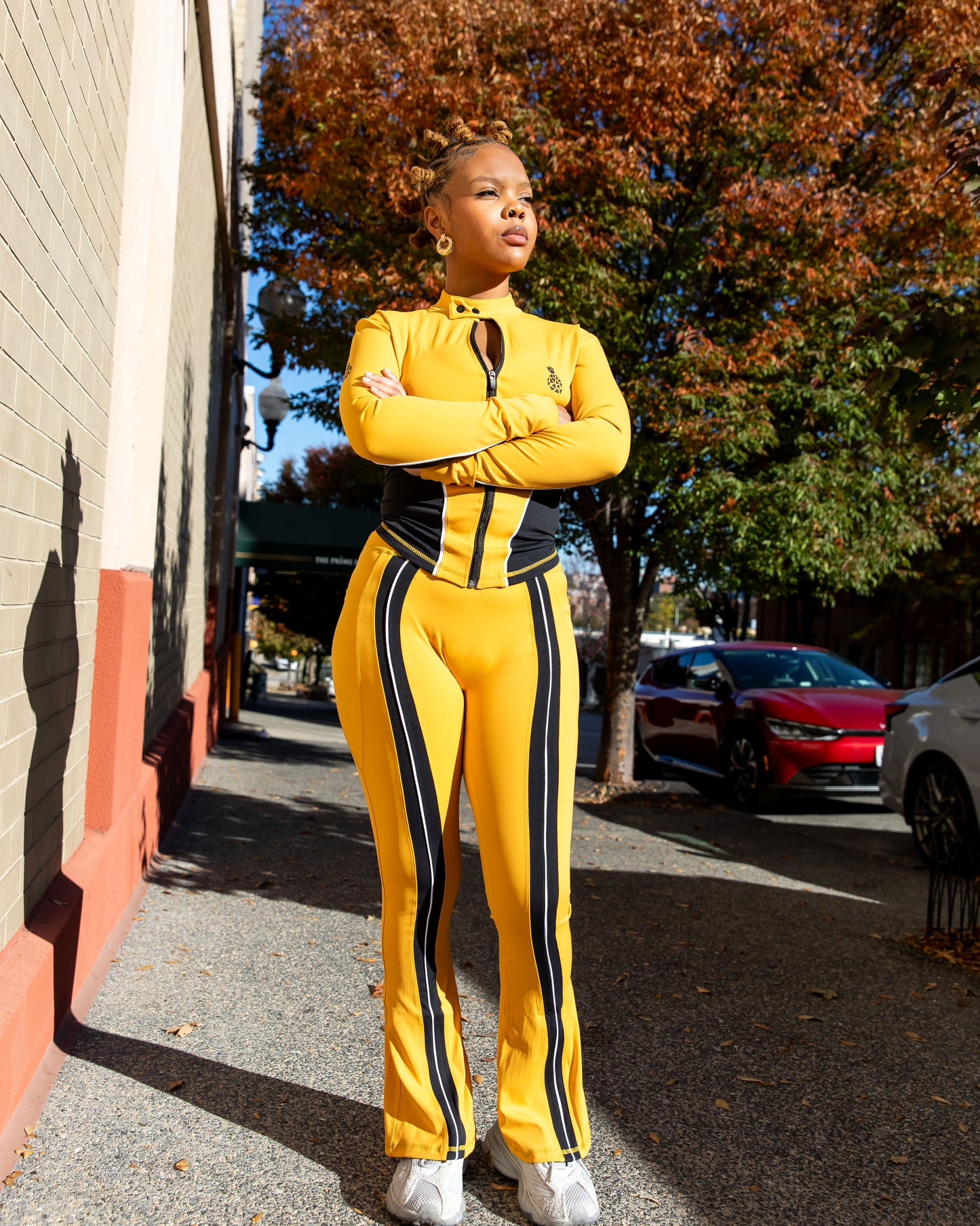 "Kill Moe" Yellow Athletic Pants