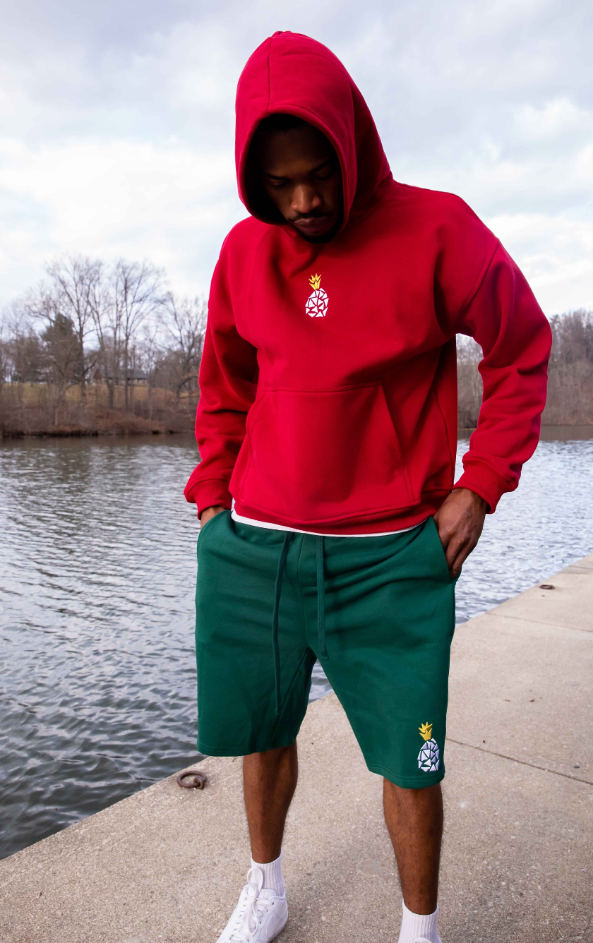 Green Grab & Go Long Shorts