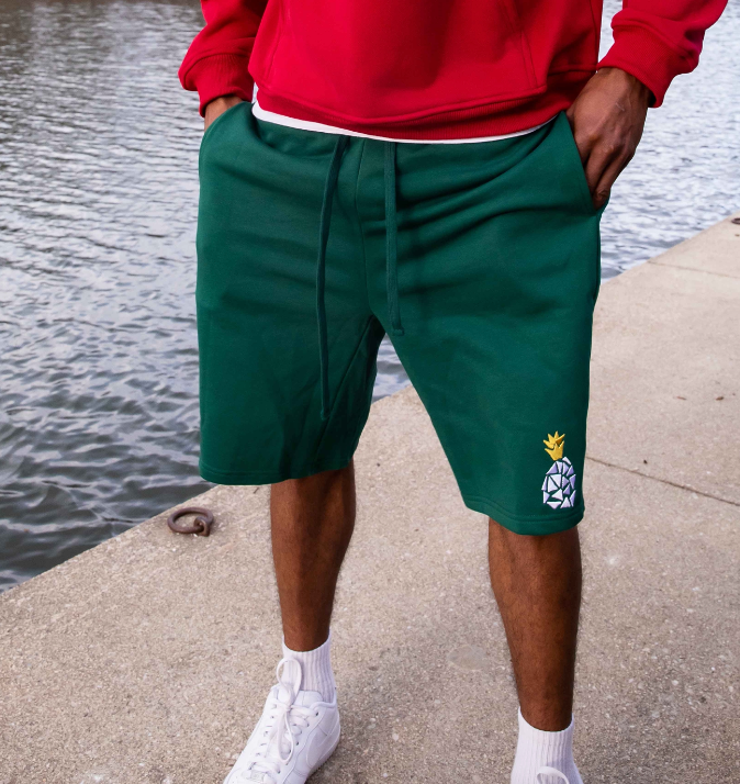 Green Grab & Go Long Shorts