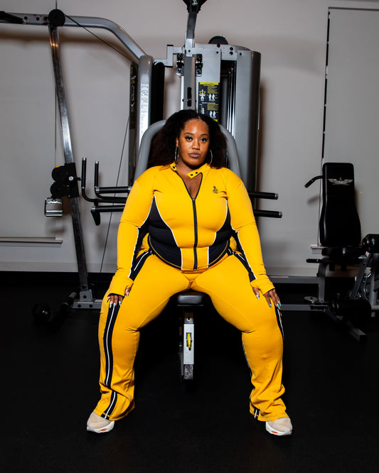 "Kill Moe" Yellow Athletic Jacket