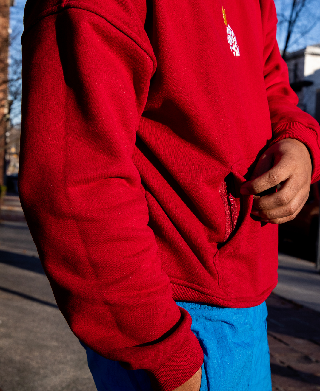 Unisex Burgundy Grab & Go Sweatshirt
